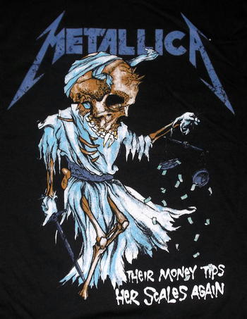 ★ #メタリカ METALLICA Tシャツ Dris,Metal Up 正規品 再入荷予定 #ロックTシャツ