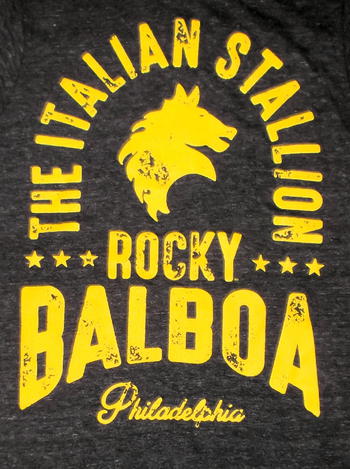 ★ロッキー Tシャツ #ROCKY イタリアの種馬 黒系 正規品 #映画