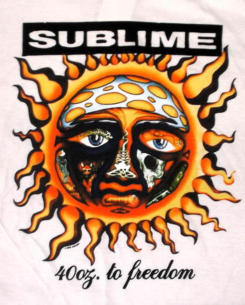 ★サブライム Tシャツ #SUBLIME 40OZ TO FREEDOM 正規品 #ロックTシャツ
