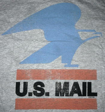 U.S.Mail 米郵便局 USPS , MR.ZIP Tシャツ