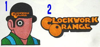 ★ClockWorkOrange 時計じかけのオレンジ ワッペン パッチ