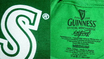 ギネスビール Guinness Beer Tシャツ DARK BEER 緑系 正規品