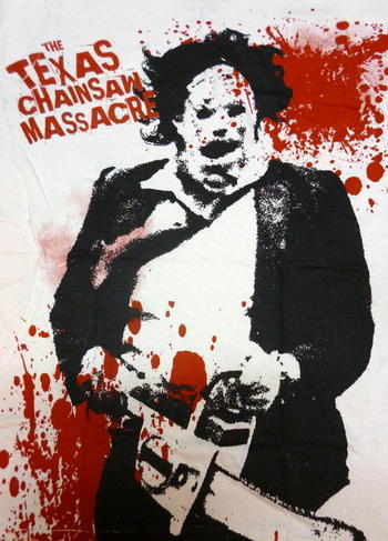 ★悪魔のいけにえ/Texas Chainsaw Massacre レザーフェイス #Tシャツ 再入荷 #映画