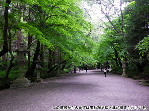 香取神宮参道 香取神宮参道