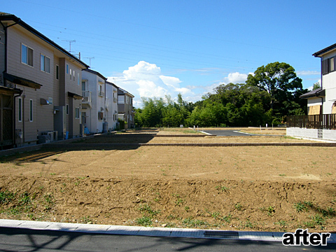 富塚町弁天平:造成工事(おわり) 富塚町弁天平:造成工事(おわり)