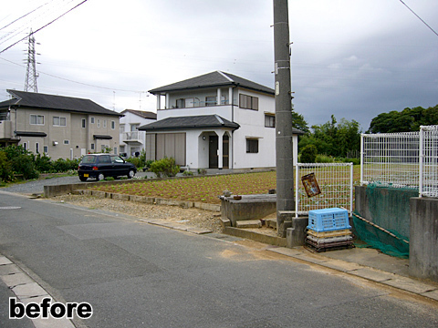 富塚町弁天平:造成工事(おわり) 富塚町弁天平:造成工事(おわり)