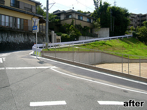 富塚うさぎ坂造成工事(おわり) 富塚うさぎ坂造成工事(おわり)