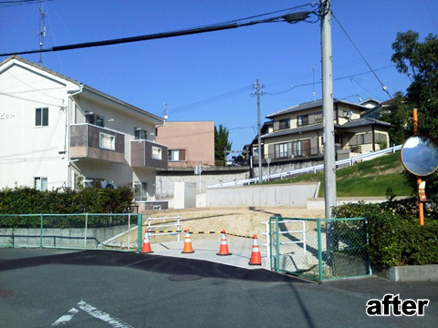 富塚うさぎ坂造成工事(おわり) 富塚うさぎ坂造成工事(おわり)