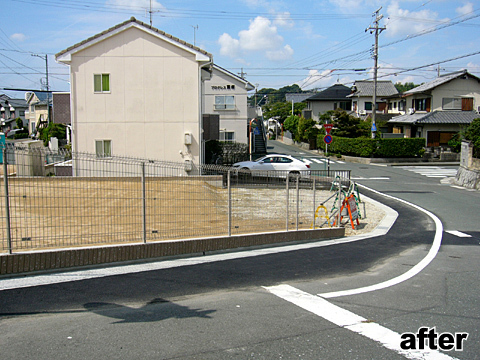 富塚うさぎ坂造成工事(おわり) 富塚うさぎ坂造成工事(おわり)