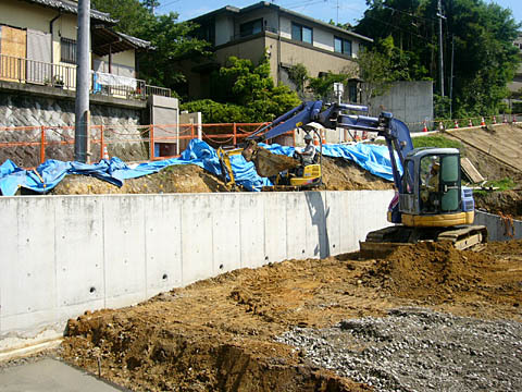 富塚うさぎ坂造成工事(その4) 富塚うさぎ坂造成工事(その4)