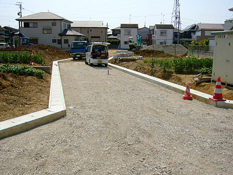 富塚町弁天平:造成工事(その4) 富塚町弁天平:造成工事(その4)