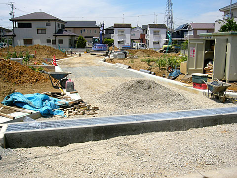 富塚町弁天平:造成工事(その5) 富塚町弁天平:造成工事(その5)