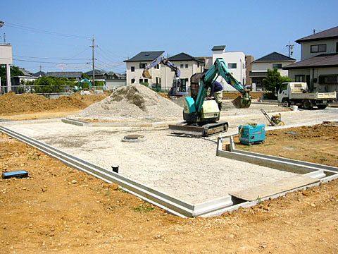 富塚町弁天平:造成工事(その6) 富塚町弁天平:造成工事(その6)