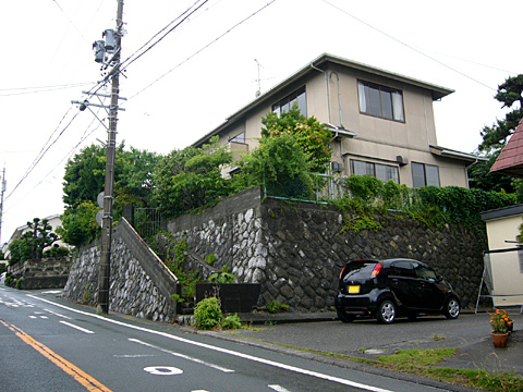 宅地造成の計画地 宅地造成の計画地