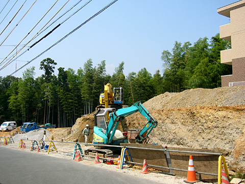 富塚町長坂:宅地造成工事(その4) 富塚町長坂:宅地造成工事(その4)