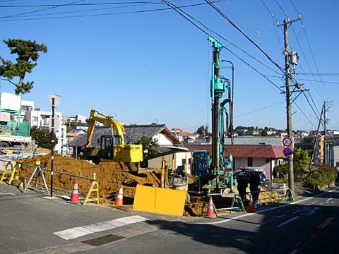 山手町:宅地造成工事(その6) 山手町:宅地造成工事(その6)