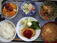 「にじの家」の昼食