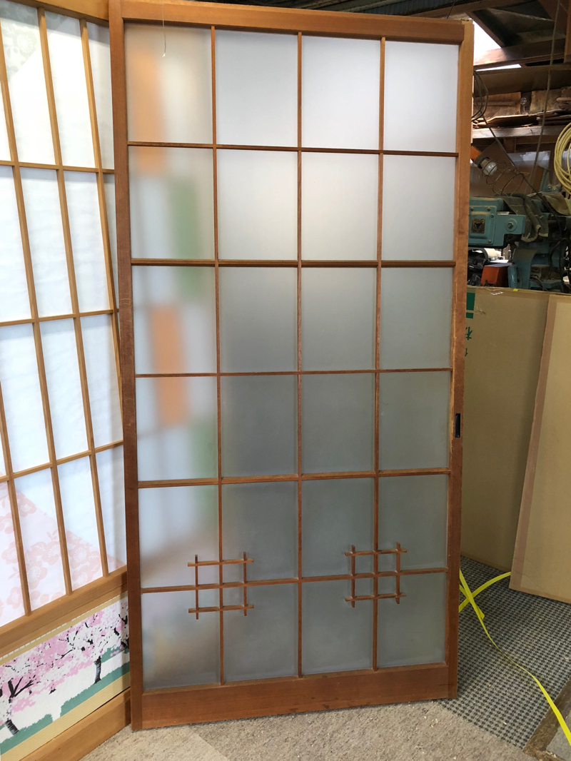 s1072320 麗し 古民家建具□襖障子建具□2㎜ガラス,アクリル入可