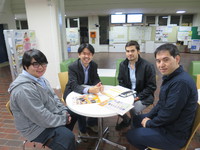 長岡技術科学大学の留学生たちとミーティング。