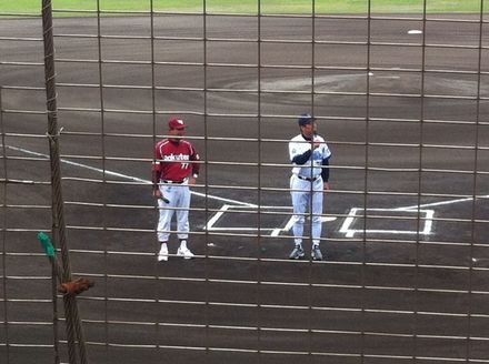 沖縄でプロ野球観戦。