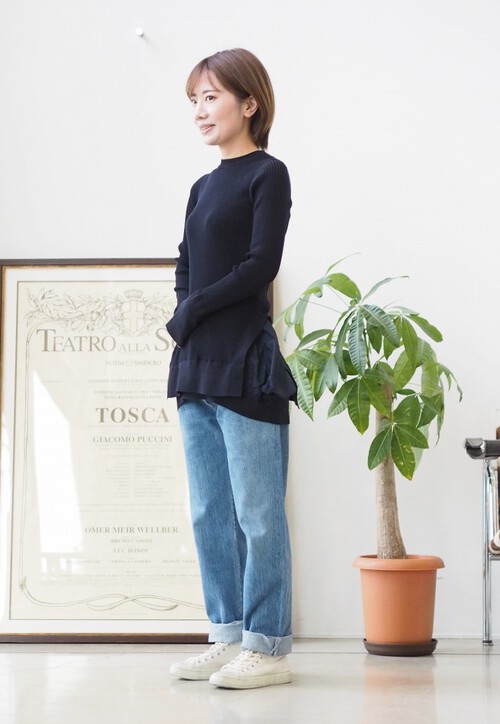 ENFŐLDのすぐに使える定番、シルクコットンクルーネックが入りました ENFŐLDのすぐに使える定番、シルクコットンクルーネックが入りました