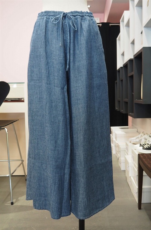 とにかく涼しいリヨセルリネン素材のワイドパンツが追加の追加入荷しました とにかく涼しいリヨセルリネン素材のワイドパンツが追加の追加入荷しました