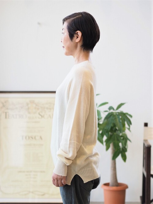 ふわふわ感が堪らないカシミヤ100ニット ふわふわ感が堪らないカシミヤ100ニット
