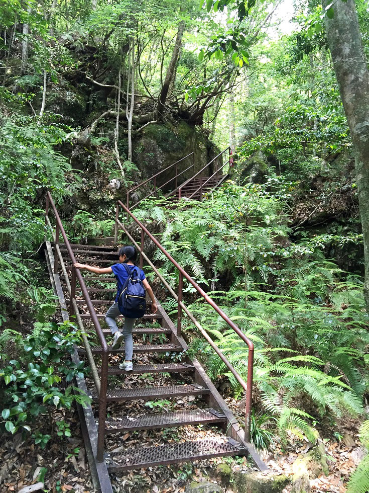 秘境!! 乳岩峡へ娘とハイキング① ～乳岩の頂上でヤマビコを体験～