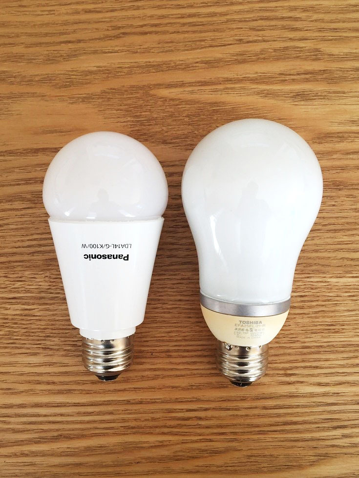 「蛍光灯とLED」 の明るさ・演色性を比較検証してみる 「蛍光灯とLED」 の明るさ・演色性を比較検証してみる