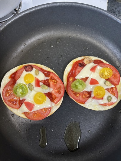 餃子の皮ピザ 餃子の皮ピザ