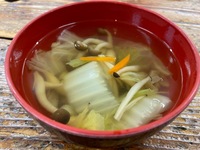 まかないの日　ソースを使ったレシピ　「中華スープ」