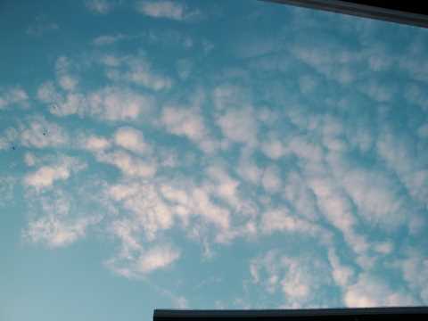 波状雲と羊雲