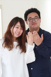 結婚指輪　静岡県袋井市