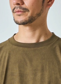 TETEHOMME ムラプリントクルーネックTシャツ TETEHOMME ムラプリントクルーネックTシャツ