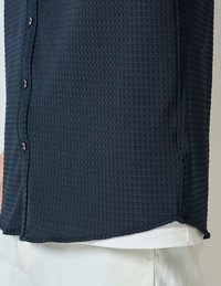 TETEHOMME ストレッチ半袖シャツ TETEHOMME ストレッチ半袖シャツ