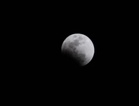2018年皆既月食を撮影したけど、真っ暗になってからの露出に失敗した。難しいなあ。月は消えてしまった