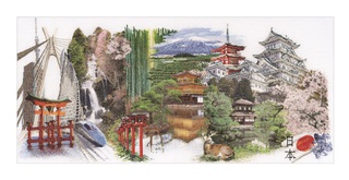 世界の風景の刺繍キット