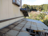 掛川市屋根修理工事、波板貼り替え
