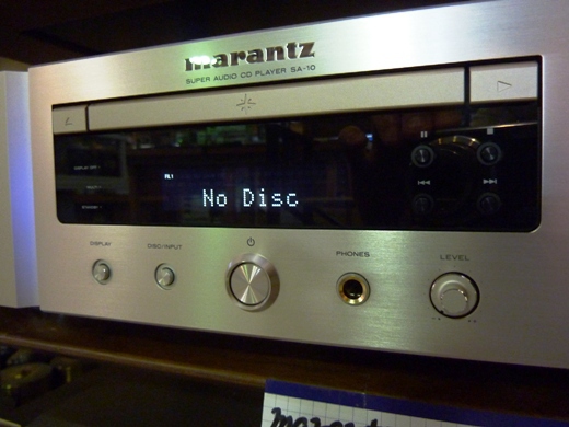 marantzマランツの新製品SACD/CDプレーヤー｢SA-10｣を展示しました♪