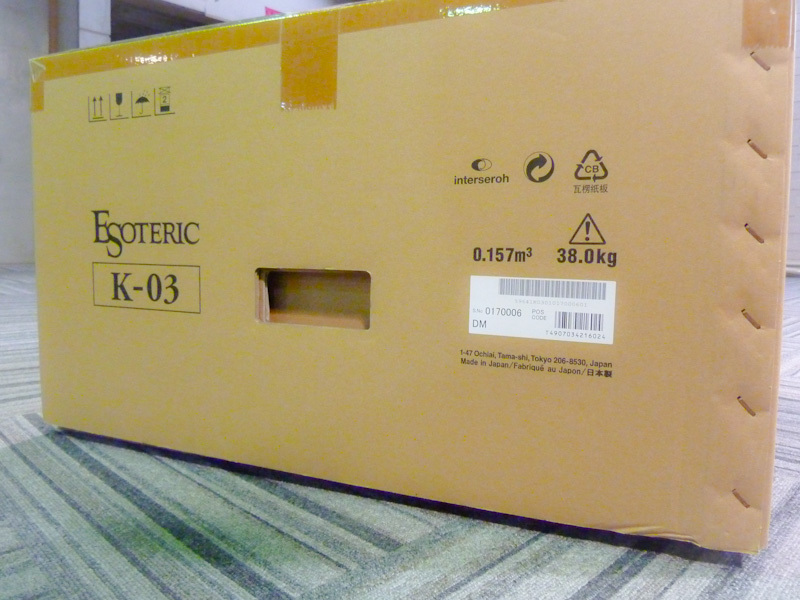 ESOTERICのSACDプレーヤー「K-03」中古品♪ ESOTERICのSACDプレーヤー「K-03」中古品♪