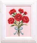 クロスステッチ刺繍キット「四季を彩る 花ごよみの贈り物」