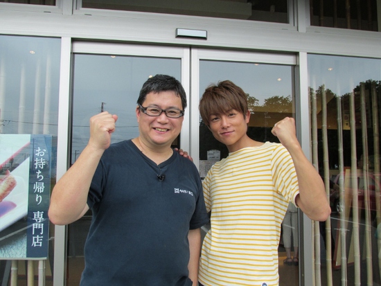 杉浦太陽さんとTVに。 杉浦太陽さんとTVに。