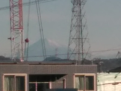 富士山見えた 富士山見えた