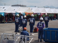 地元第7分団がダブル優勝の快挙!消防操法査閲大会。
