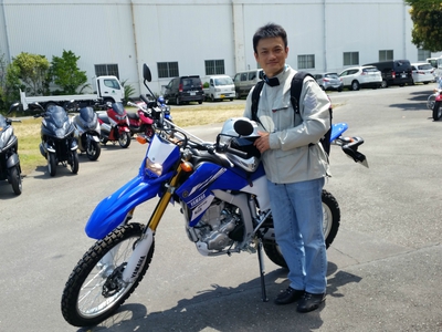 息子さんの為にWR250R! 息子さんの為にWR250R!