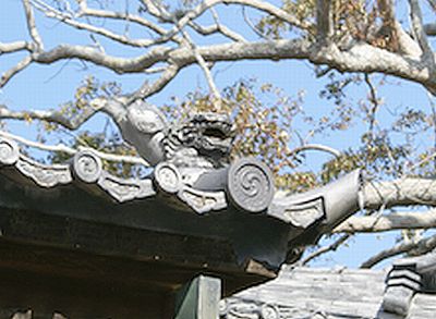 中村家と関わりの深い息神社(おきじんじゃ)