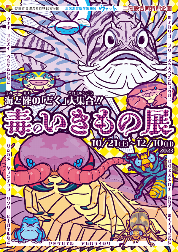 海と陸の「どく」大集合!『どくのいきもの展』開催‼byウオット 海と陸の「どく」大集合!『どくのいきもの展』開催‼byウオット
