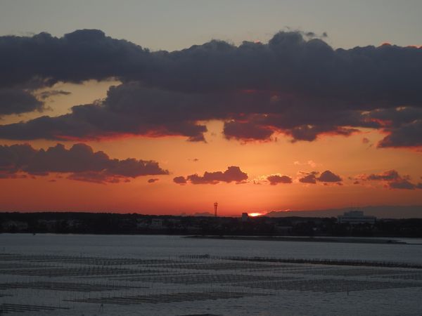南浜名湖・新居町新弁天からのサンセット 南浜名湖・新居町新弁天からのサンセット