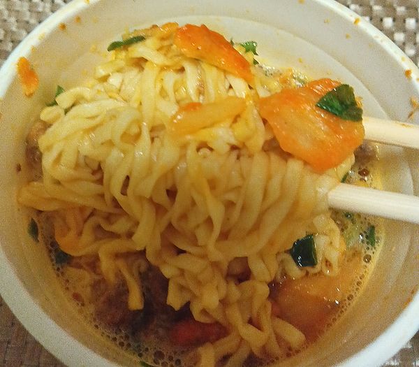 「カップヌードル 味噌キムチ」美味し! 「カップヌードル 味噌キムチ」美味し!