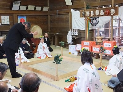 息神社 田遊祭(たうたさい)